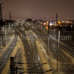 Verschubbahnhof Kledering bei Nacht