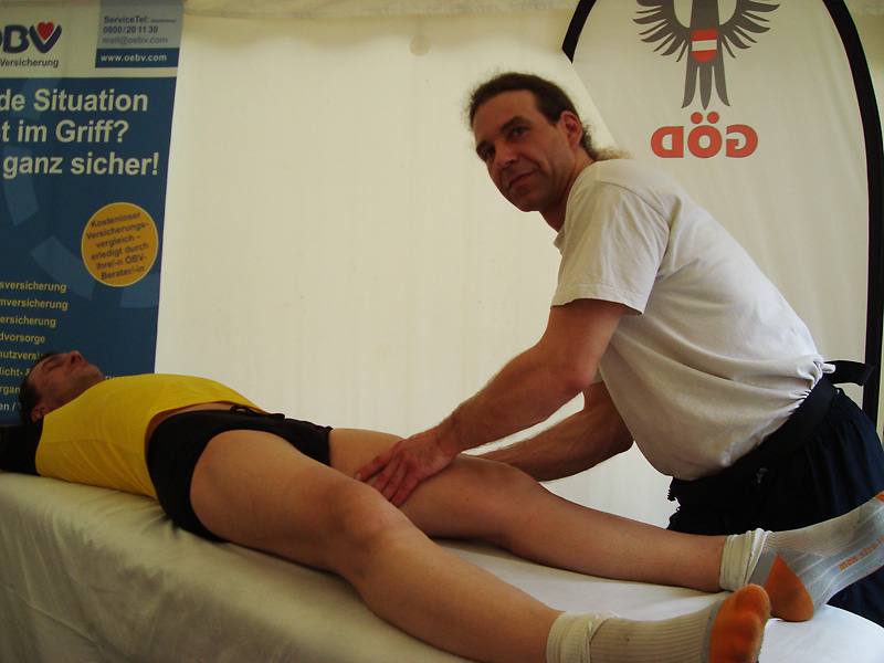 Massage nach dem Marathon