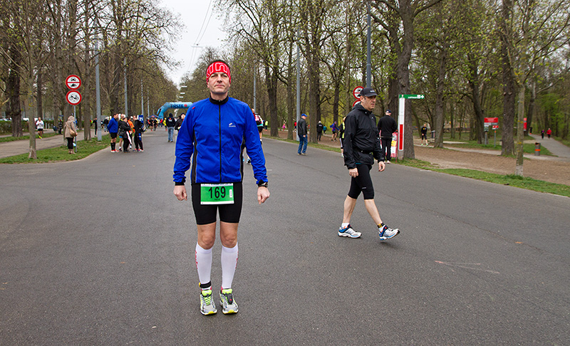Aufwärmen vor dem Start