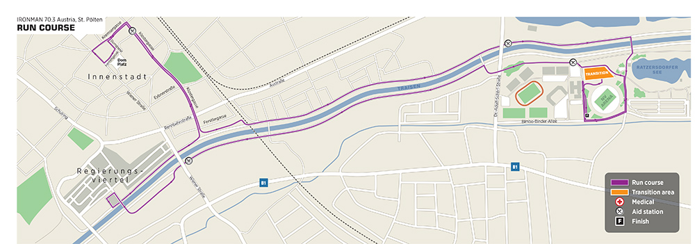 IRONMAN 70.3 St. Pölten - Laufstrecke